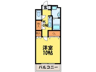 リンデン東薬院の物件間取画像